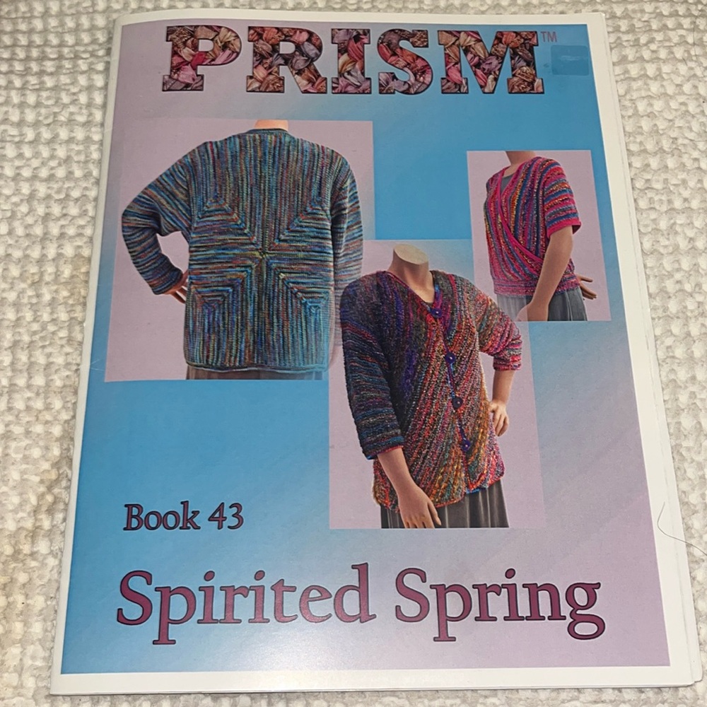 Prism Book 43 Spirited Spring Knit Patterns How To Make Booklet 25 Pages